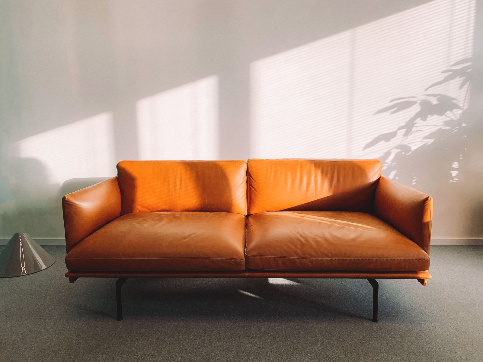 Sofa im Wohnzimmer, Polsterware ohne Montagebedarf